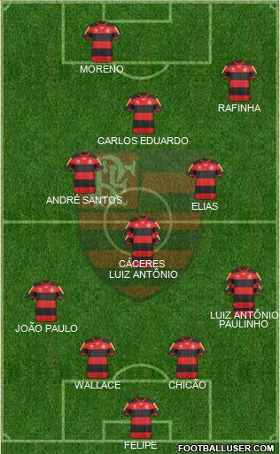 CR Flamengo Formation 2013