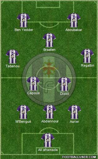 Toulouse Football Club Formation 2013