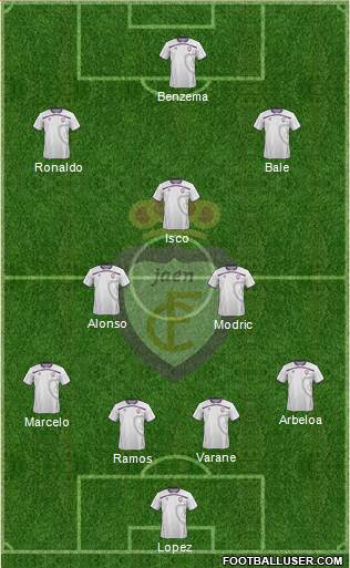 Real Jaén C.F. Formation 2013