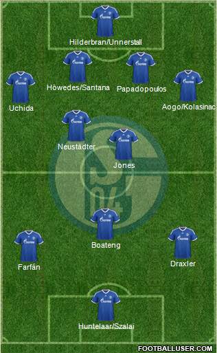 FC Schalke 04 Formation 2013