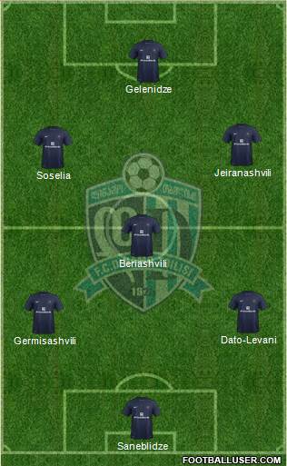 Dinamo Tbilisi Formation 2013