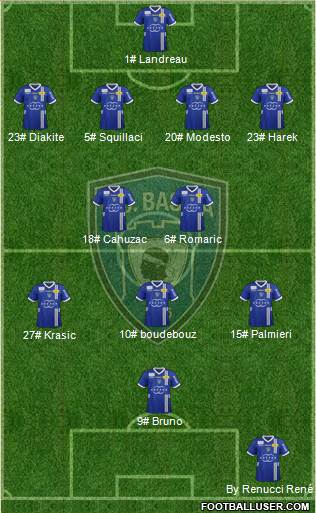 Sporting Club Bastia Formation 2013