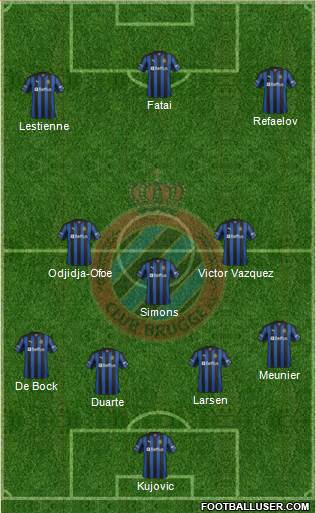 Club Brugge KV Formation 2013