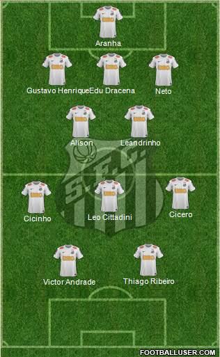 Santos FC Formation 2013