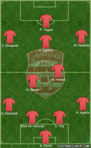 Club Africain Tunis Formation 2013