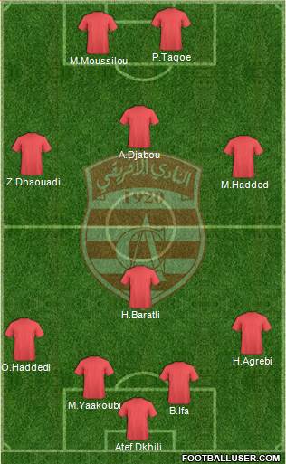 Club Africain Tunis Formation 2013