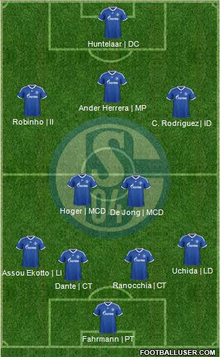 FC Schalke 04 Formation 2013