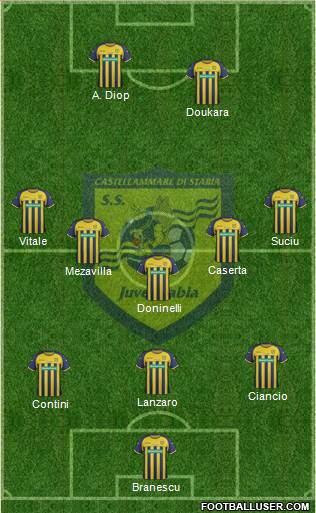 Juve Stabia Formation 2013