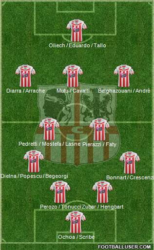 Athletic Club Ajaccien Football Formation 2013