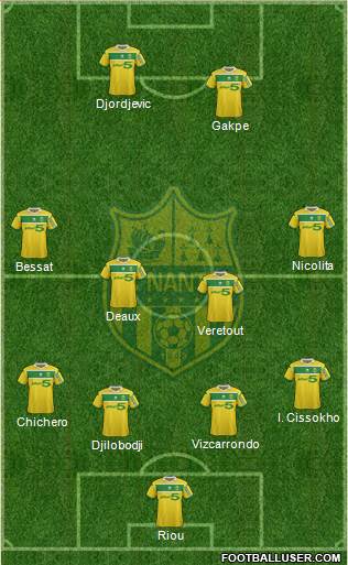 FC Nantes Formation 2013