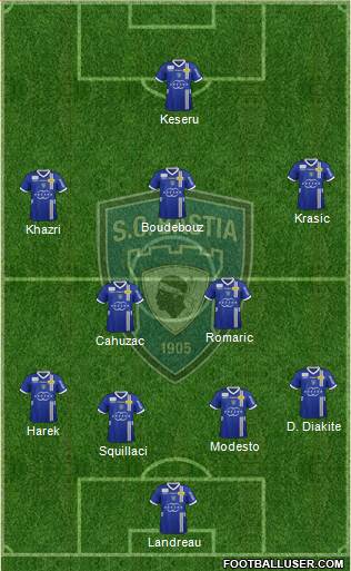 Sporting Club Bastia Formation 2013