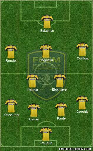 FC Sochaux-Montbéliard Formation 2013