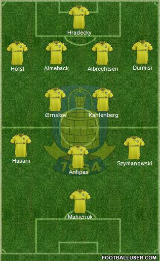 Brøndbyernes Idrætsforening Formation 2013