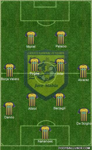 Juve Stabia Formation 2013