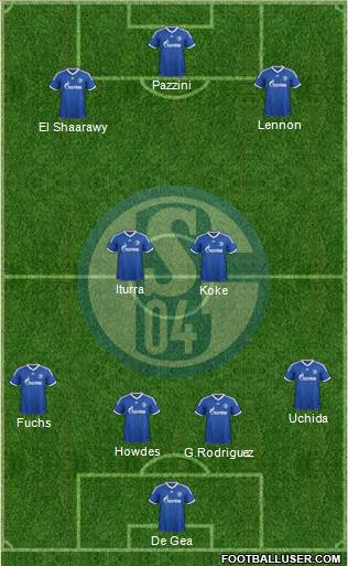 FC Schalke 04 Formation 2013