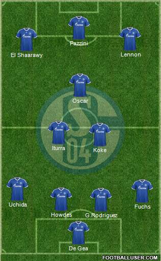 FC Schalke 04 Formation 2013