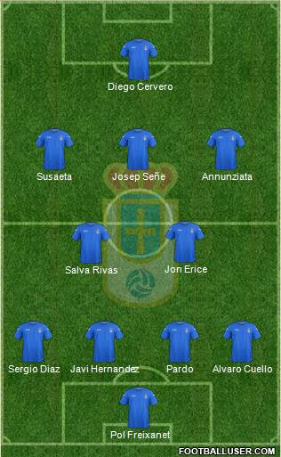 Real Oviedo S.A.D. Formation 2013