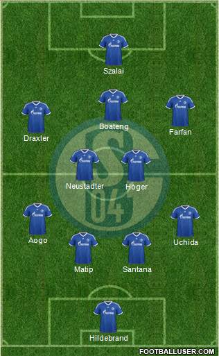 FC Schalke 04 Formation 2013