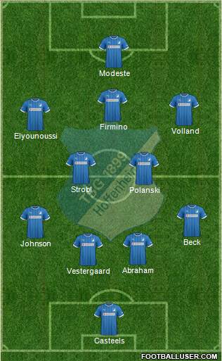 TSG 1899 Hoffenheim Formation 2013