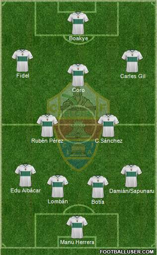 Elche C.F., S.A.D. Formation 2013