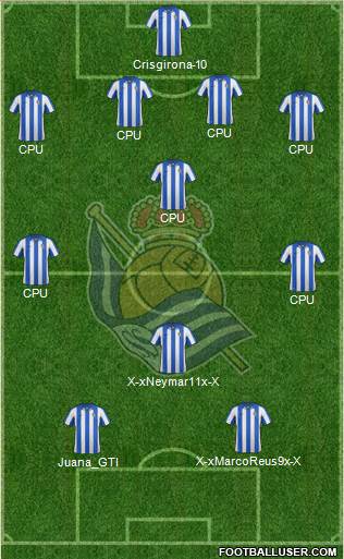 Real Sociedad S.A.D. Formation 2013