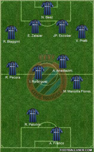 Club Brugge KV Formation 2013