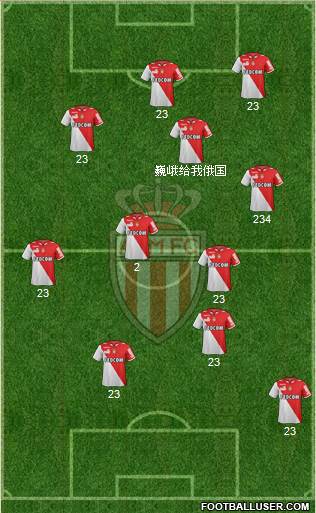 AS Monaco FC Formation 2013