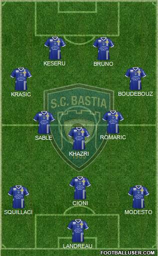 Sporting Club Bastia Formation 2013