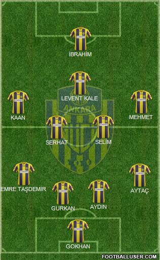 MKE Ankaragücü Formation 2013