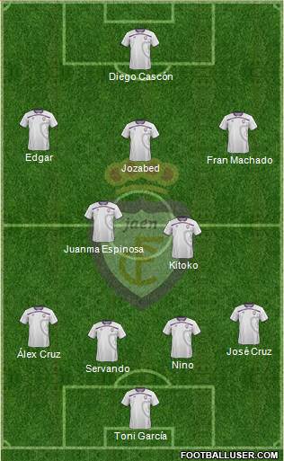 Real Jaén C.F. Formation 2013