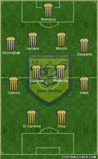 Juve Stabia Formation 2013