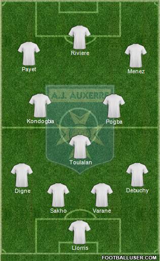 A.J. Auxerre Formation 2013