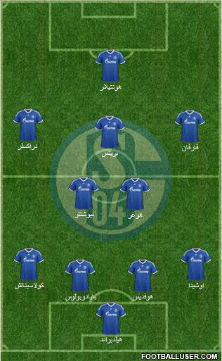 FC Schalke 04 Formation 2013