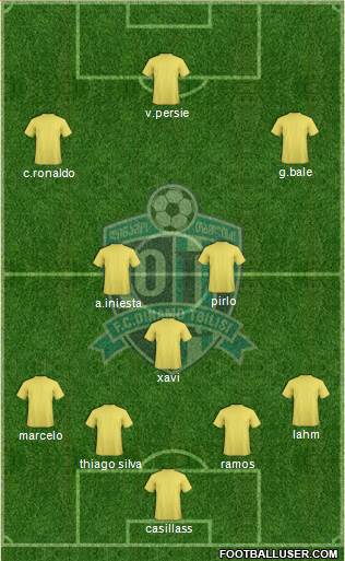 Dinamo Tbilisi Formation 2013