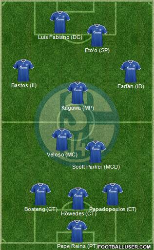 FC Schalke 04 Formation 2013