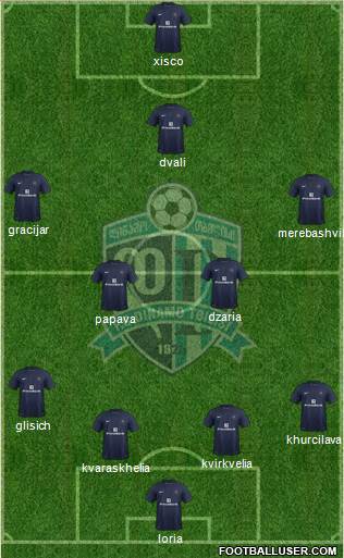 Dinamo Tbilisi Formation 2013