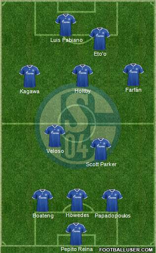 FC Schalke 04 Formation 2013