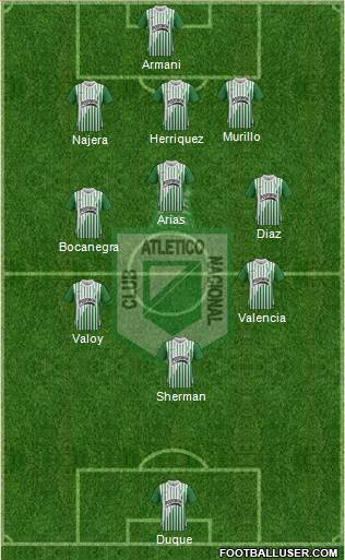 CDC Atlético Nacional Formation 2013