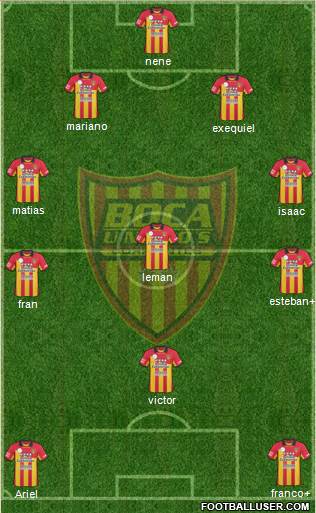 Boca Unidos Formation 2013