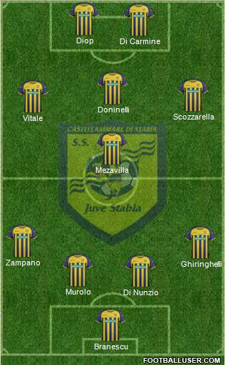 Juve Stabia Formation 2013