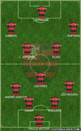 CR Flamengo Formation 2013