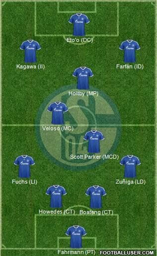 FC Schalke 04 Formation 2013