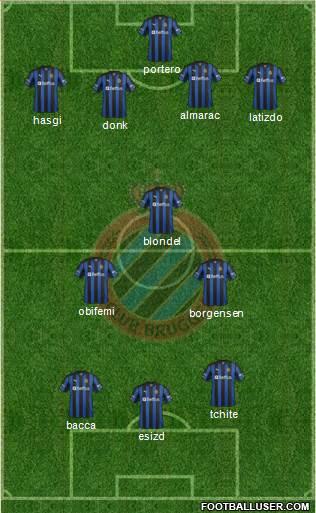 Club Brugge KV Formation 2013