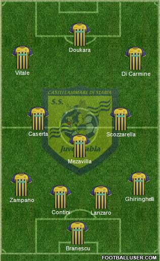 Juve Stabia Formation 2013