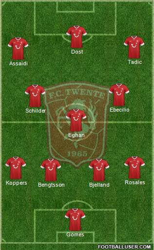 FC Twente Formation 2013