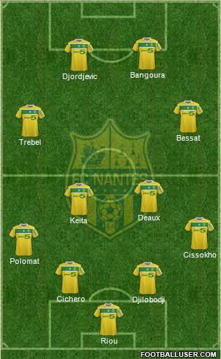 FC Nantes Formation 2013