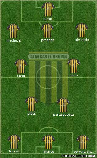 Almirante Brown Formation 2013