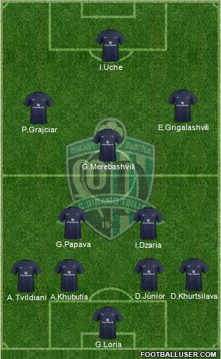 Dinamo Tbilisi Formation 2013