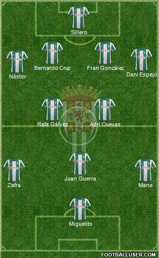 Córdoba C.F., S.A.D. Formation 2013