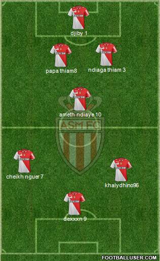 AS Monaco FC Formation 2013